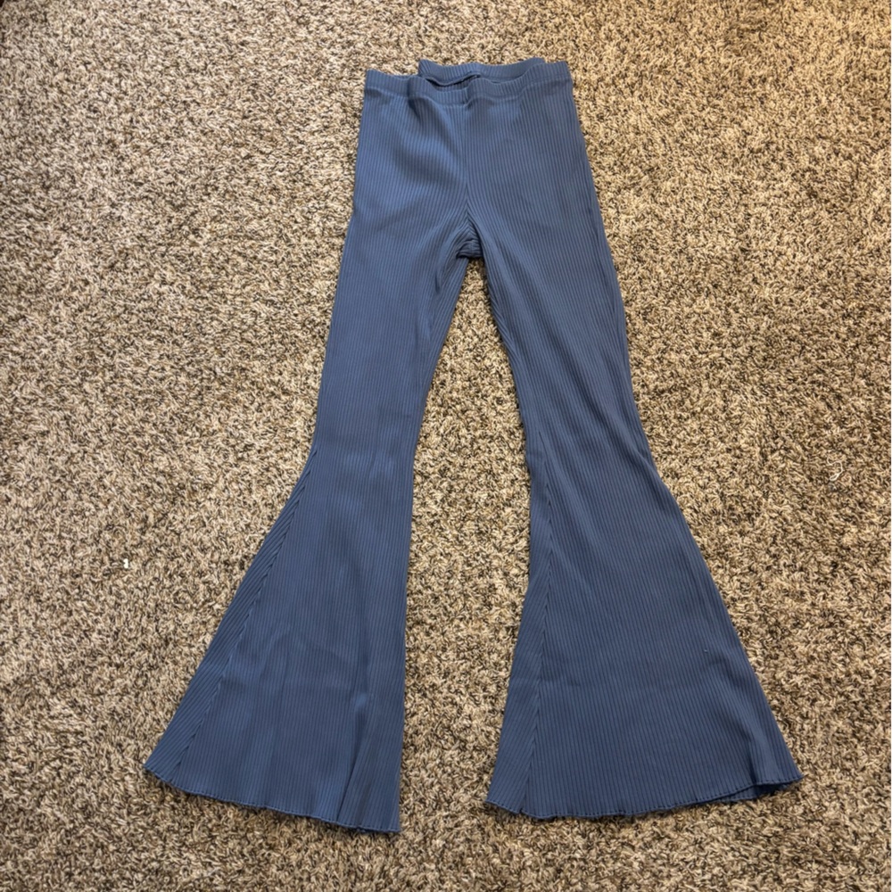 Aerie Ribbed Blue Leggings